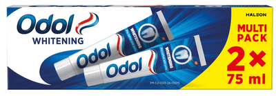 Odol Whitening zubní pasta s fluoridem, 2x75ml 150.0 ml