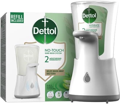 Dettol Bezdotykový dávkovač mýdla Jemná aloe 250.0 ml