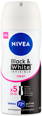Nivea Antiperspirant B & W Invisible Clear