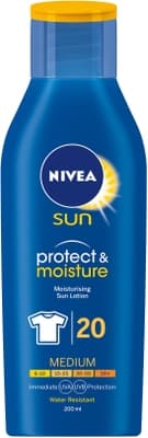 Nivea Sun Protect & Moisture Hydratační mléko na opalování OF 20