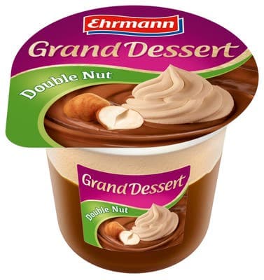 Ehrmann Grand Dessert Double Nut Dessert oříškový s oříškovou šlehačkou 190.0 g