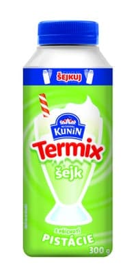 Mlékárna Kunín Termix Šejk s příchutí pistácie