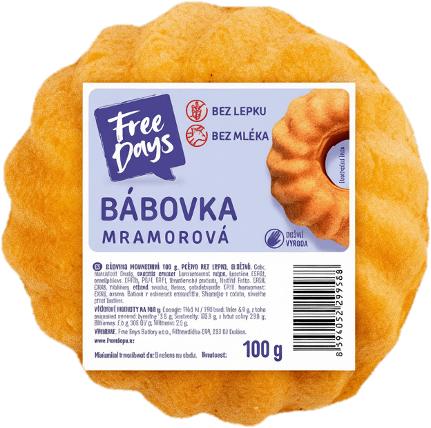Free Days Bábovka mramorová