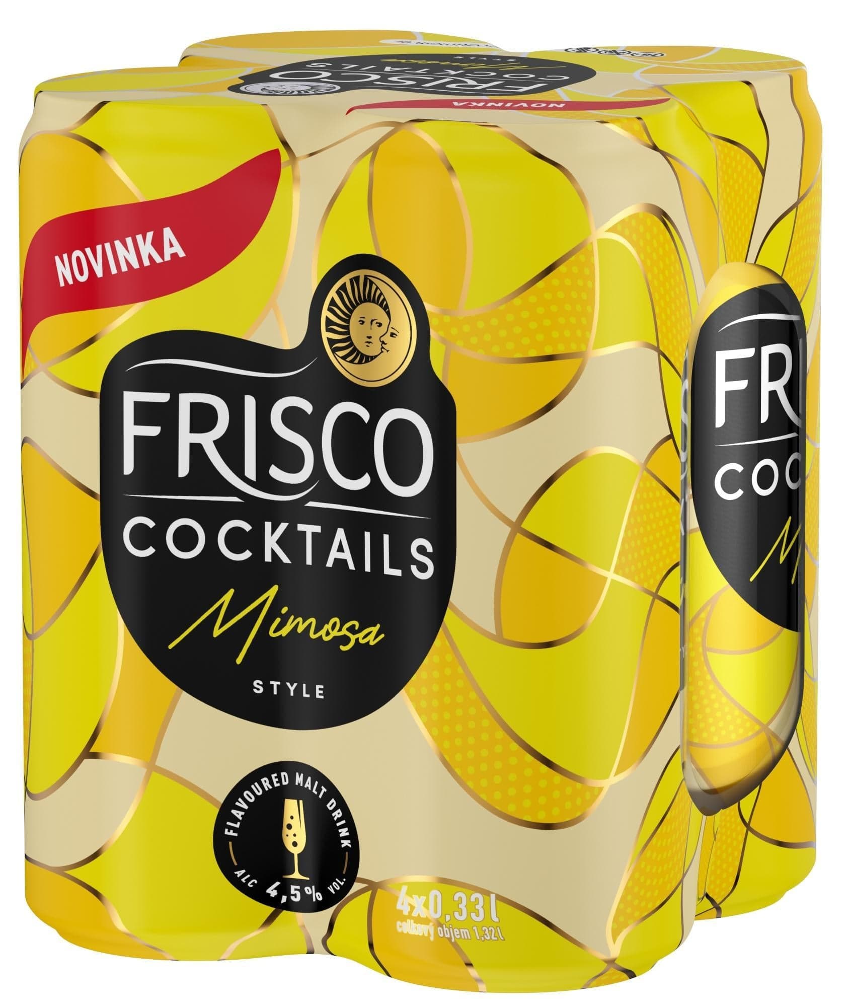Frisco Coctails Mimosa 4×0,33 l plech