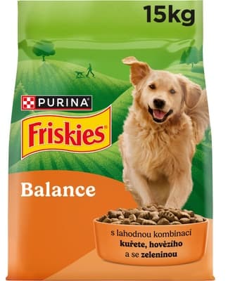 Friskies Balance granule pro psy kuře, hovězí, zelenina