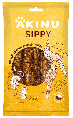 Akinu Senegalské proso v klasech pro ptáky a hlodavce