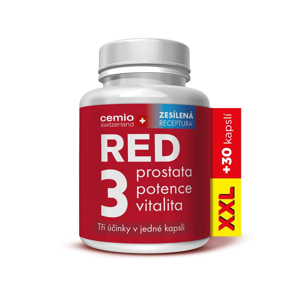 Cemio RED3 cps.90+30 XXL 120 ks