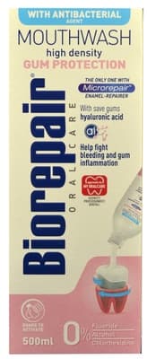 BioRepair Ústní voda Gum Protection - antibakteriální & ochrana dásní 500.0 ml