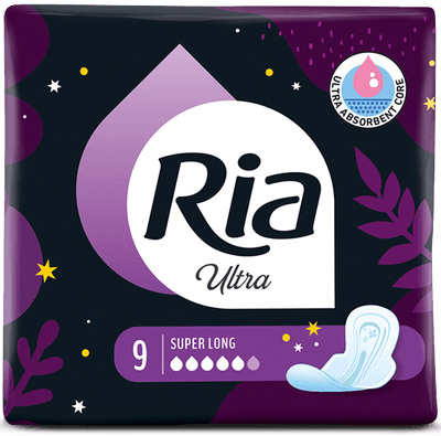 Ria Ultra Super Long vložky 9.0 ks