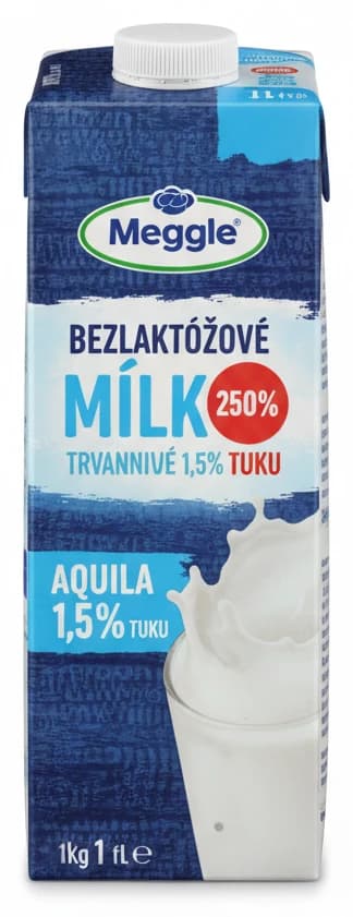 Meggle Bezlaktózové mléko trvanlivé 1,5%