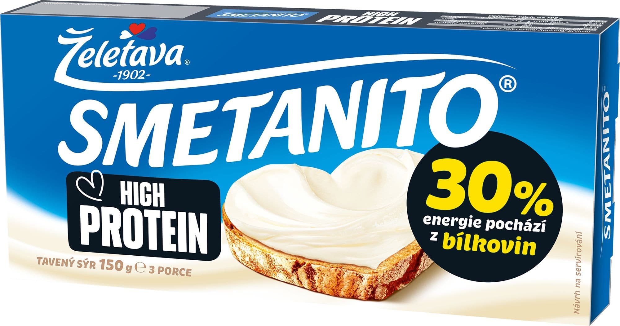 Smetanito High Protein 3 ks 150g