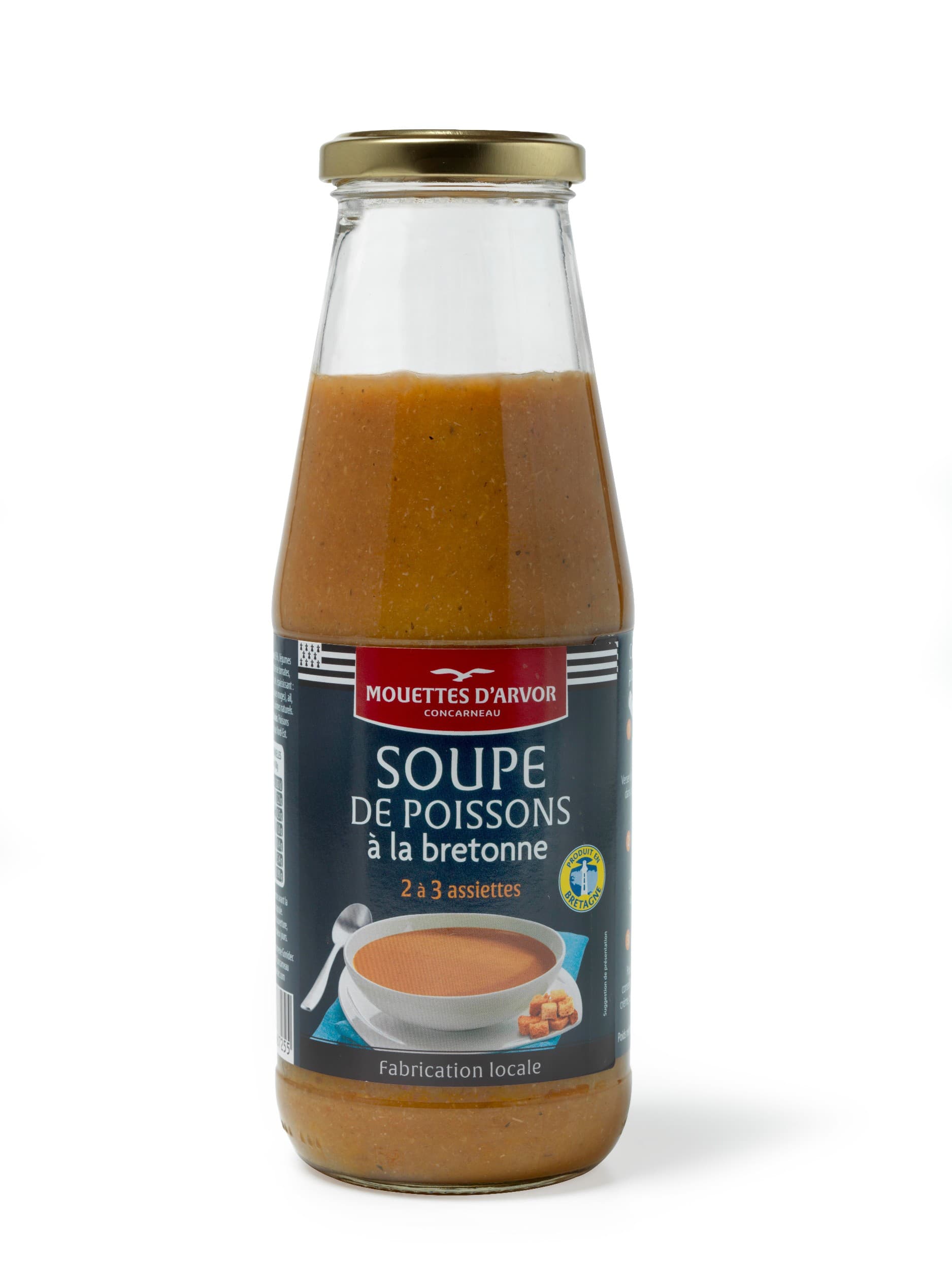 Mouettes d'Arvor Bretaňská rybí polévka 720ml