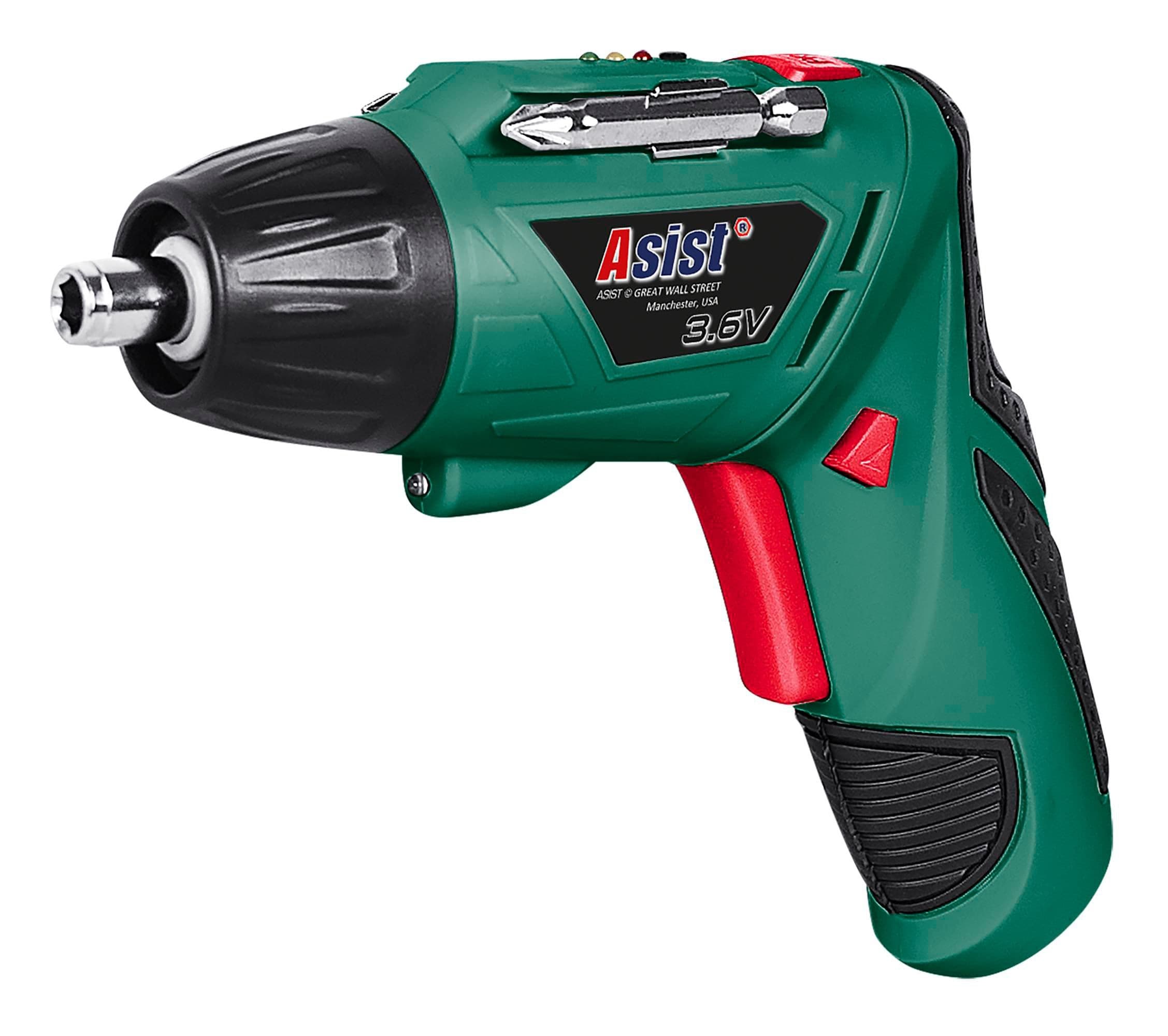 ASIST Aku šroubovák 3,6V Li-ion, s příslušenstvím, 0,58 kg