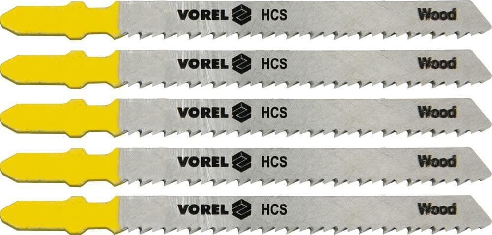 Vorel List do přímočaré pily 100 mm na dřevo, dřevotřísku TPI10 5 ks