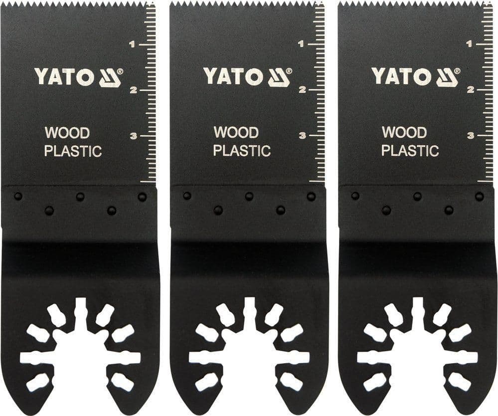 Yato Pilový list na ponor. řezy HCS pro multifunkci, 34mm (dřevo, plast), sada 3ks