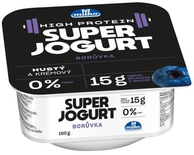 Milko Super jogurt borůvka