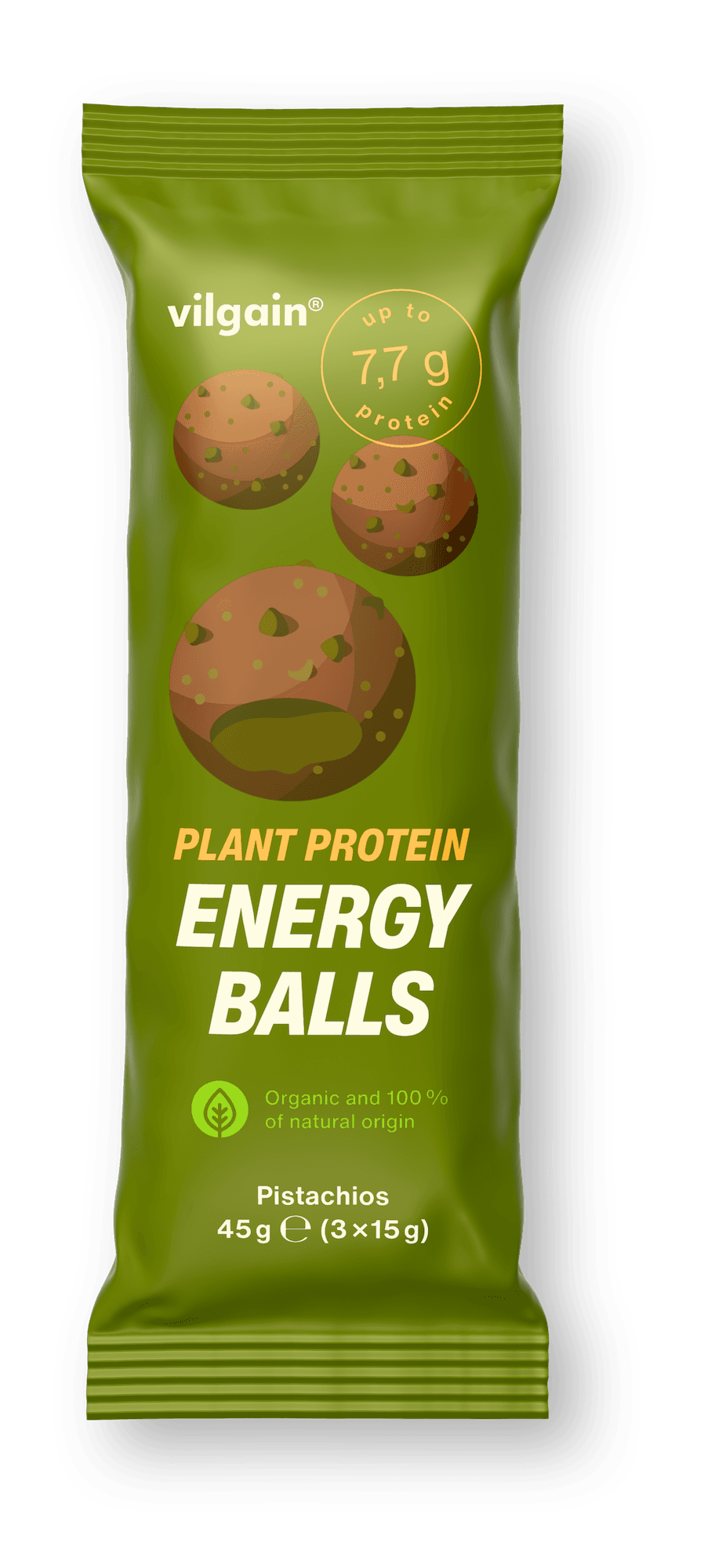 Vilgain BIO Plant Protein Energy Balls pistácie