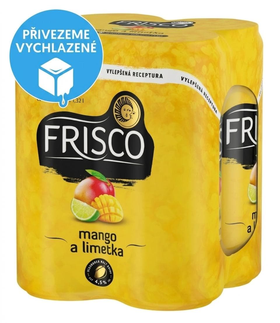 Frisco Mango a Limetka 4×0,33 l plech