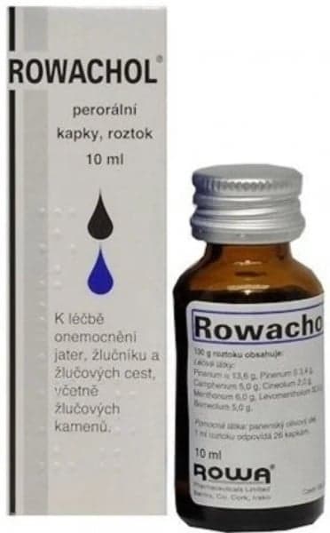 ROWACHOL Perorální kapky, roztok 10ML