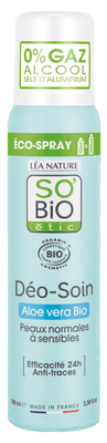 SO’BiO étic Deodorant přírodní Eco Spray 24h - Aloe vera BIO