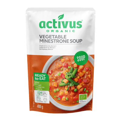 Activus ORGANIC Krémová zeleninová minestrone polévka