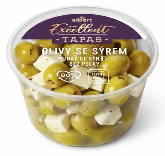 Olivy se sýrem - bez pecky 260g