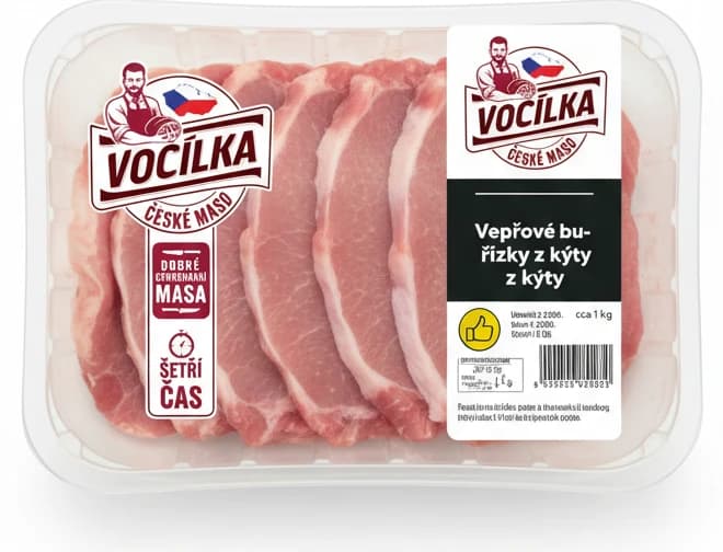 Vepřové řízky z kýty 1kg