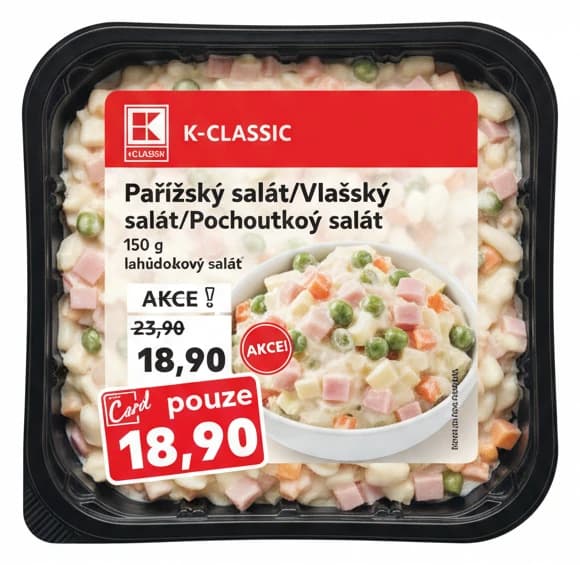 Pařížský salát/Vlašský salát/Pochoutkový salát