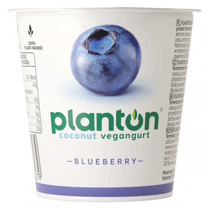 PLANTON Kokosový vegangurt borůvka 150g