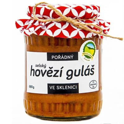Pořádně ve sklenici Hovězí guláš