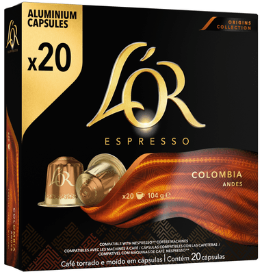 L'OR Espresso Colombia (kapsle pro Nespresso®* Original kávovary) 20ks