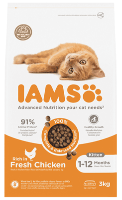 IAMS Krmivo Chicken pro koťata