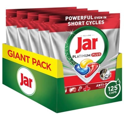 Jar Kapsle na nádobí Platinum Plus, box (5x 25 ks)