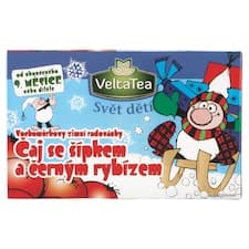 VeltaTea Svět dětí Čaj se šípkem a černým rybízem Vochomůrkovy zimní radovánky 20 x 2g (40g)