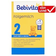 Bebivita 2 pokračovací mléčná kojenecká výživa od ukončeného 6. měsíce 500g