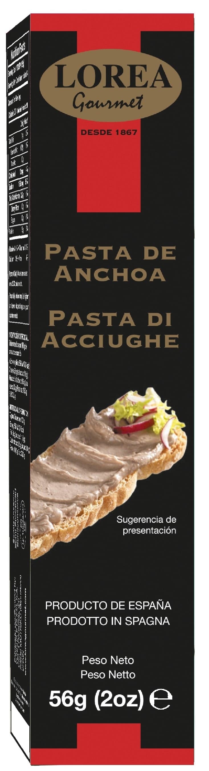 Lorea Ančovičková pasta