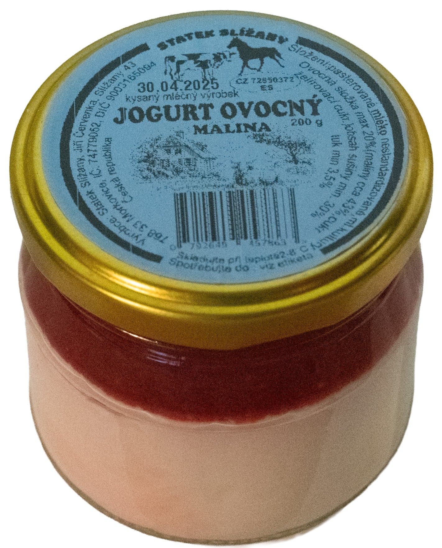Statek Slížany Jogurt ovocný malina
