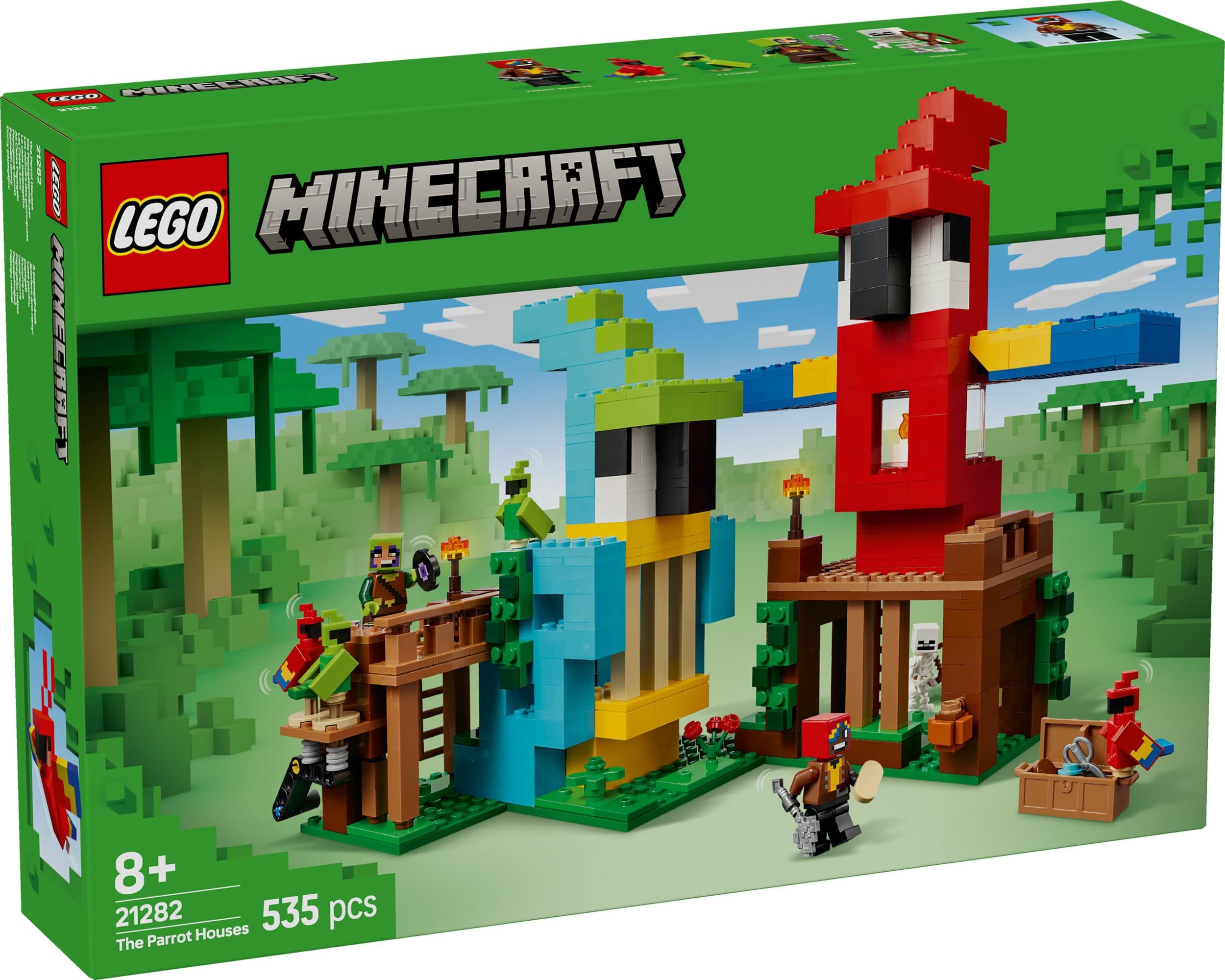 LEGO® Minecraft 21282 Papouščí domy