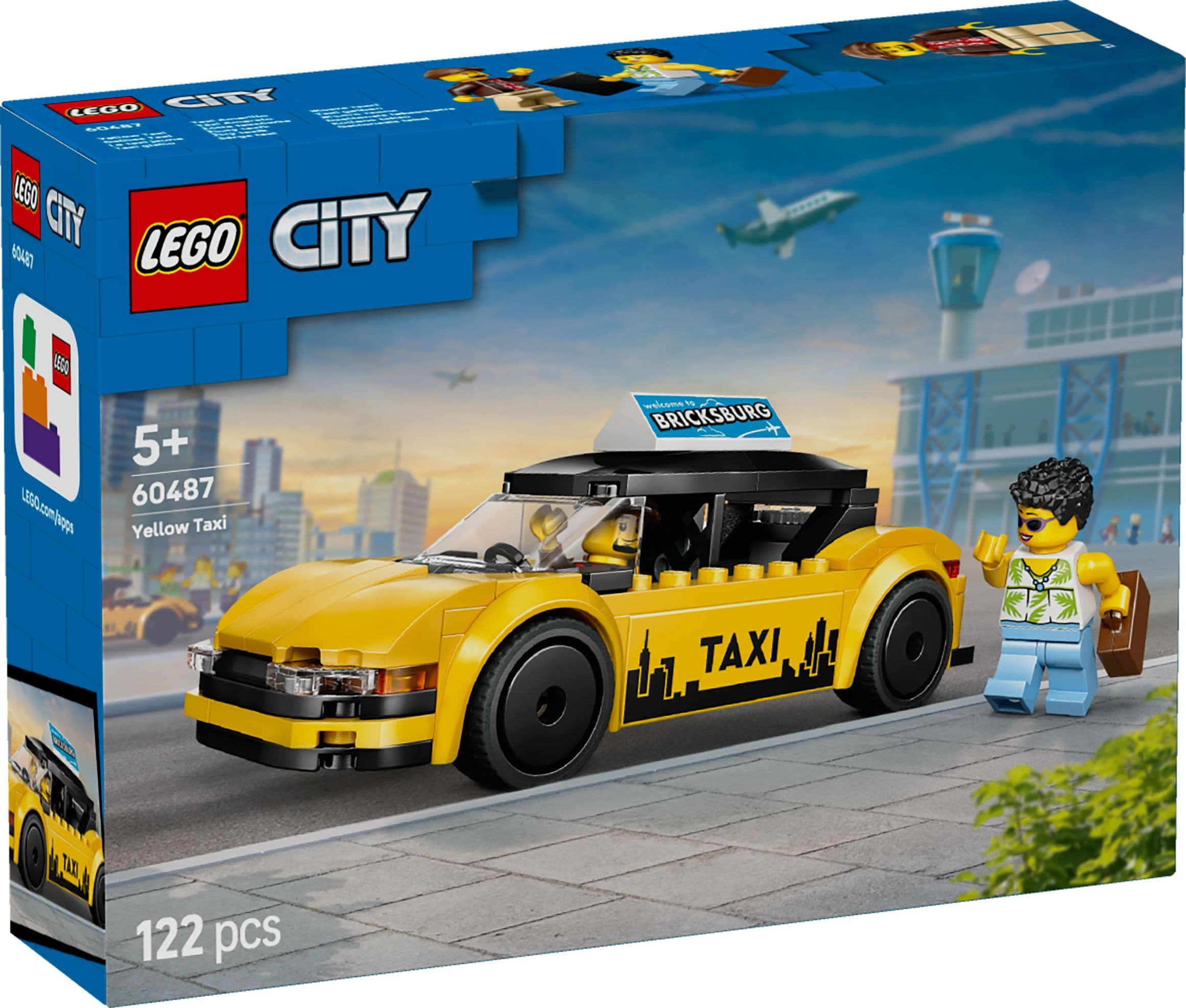 LEGO® City 60487 Žlutý taxík