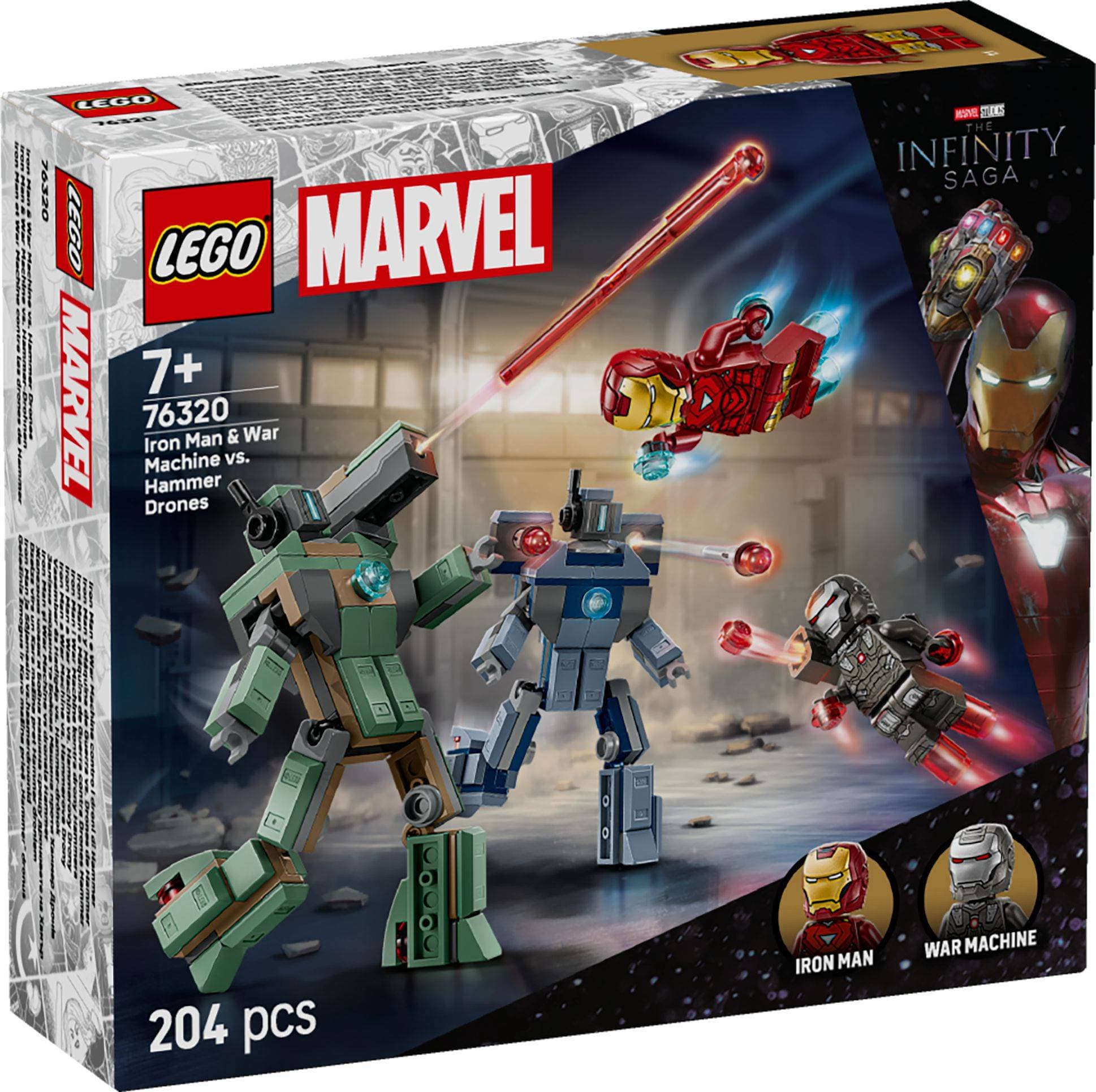 LEGO® Marvel 76320 Iron Man a War Machine vs. Hammerovy Drony