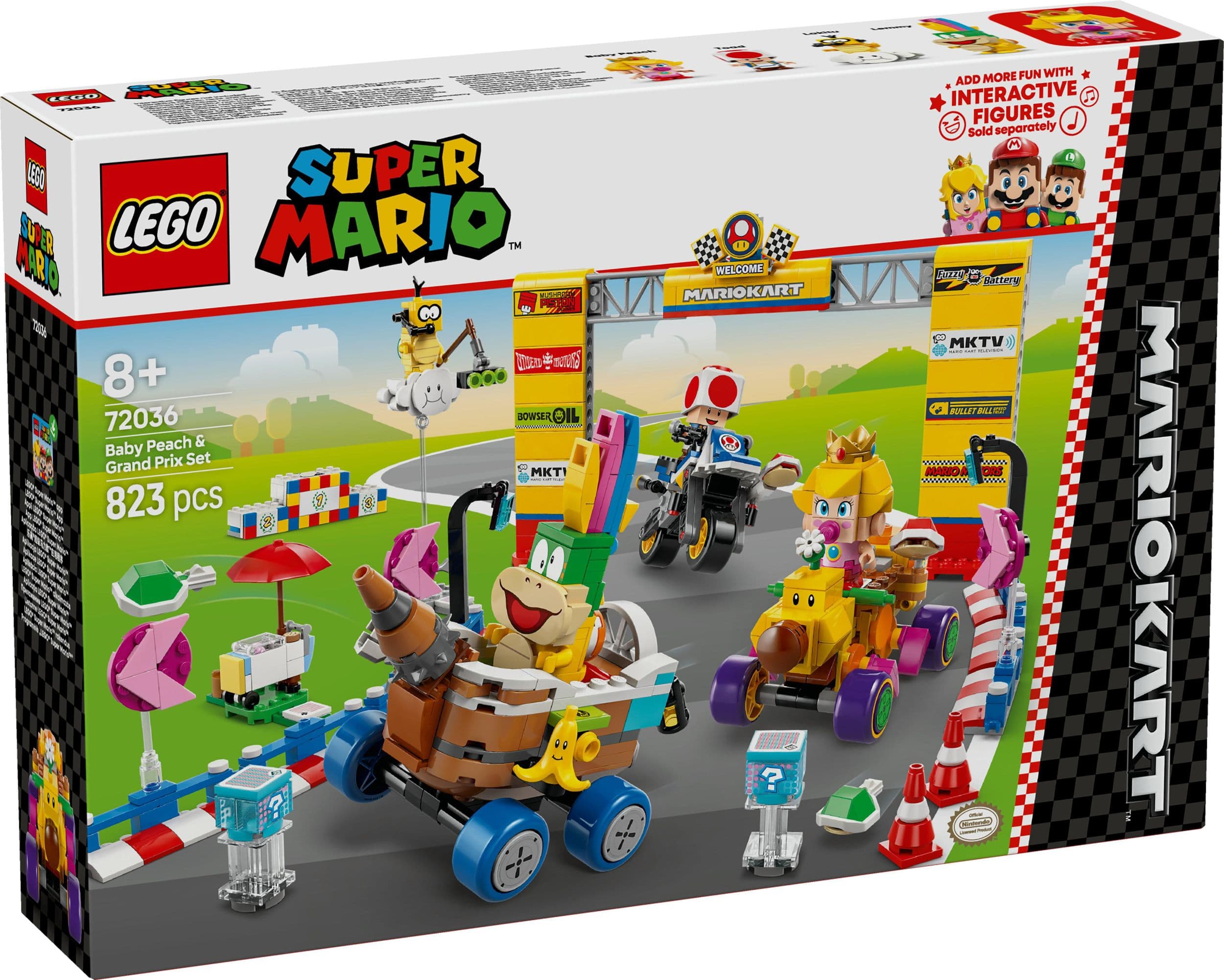 LEGO® Super Mario 72036 Mario Kart – Baby Peach a sada Grand Prix