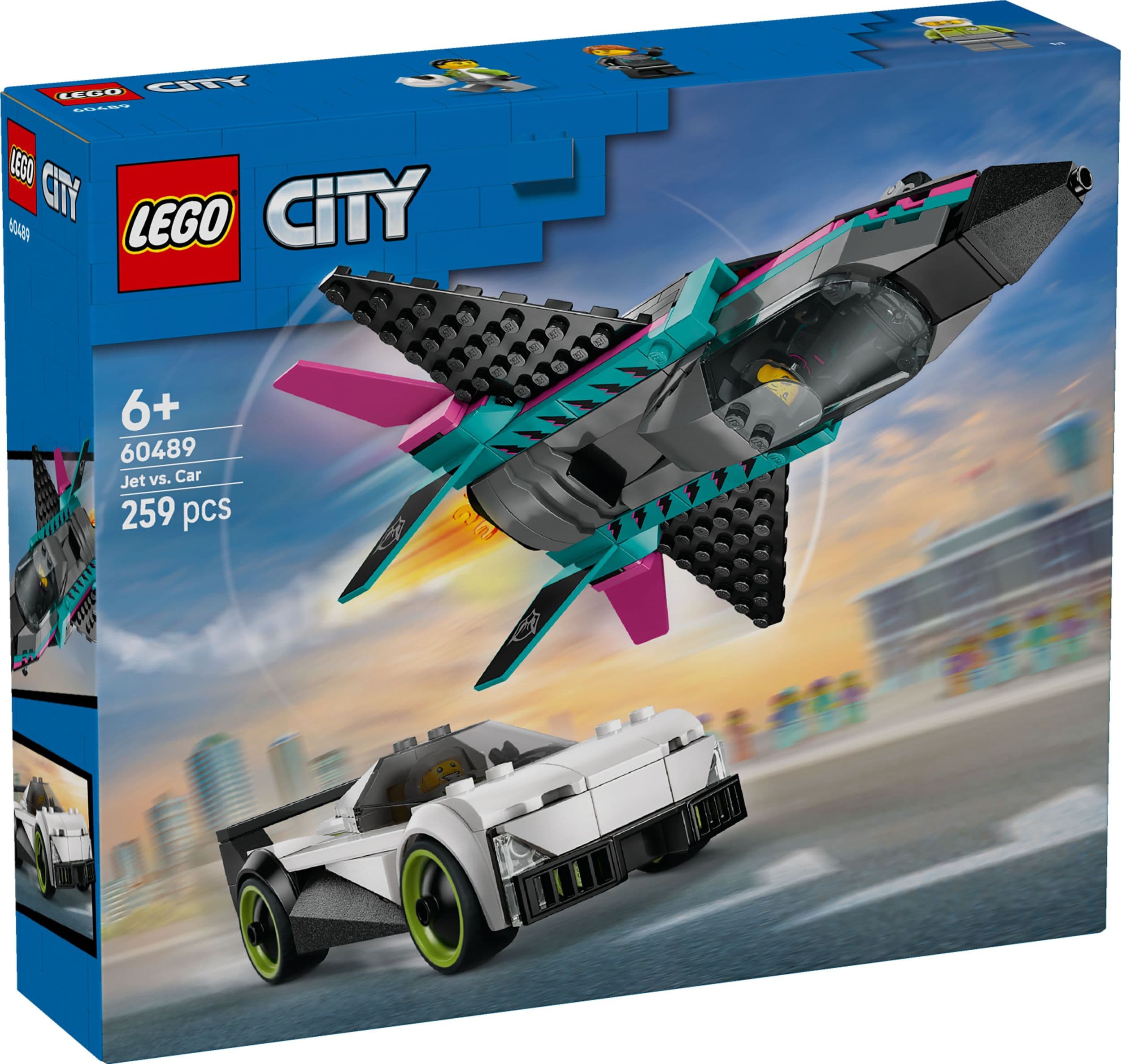 LEGO® City 60489 Tryskáč vs. auto