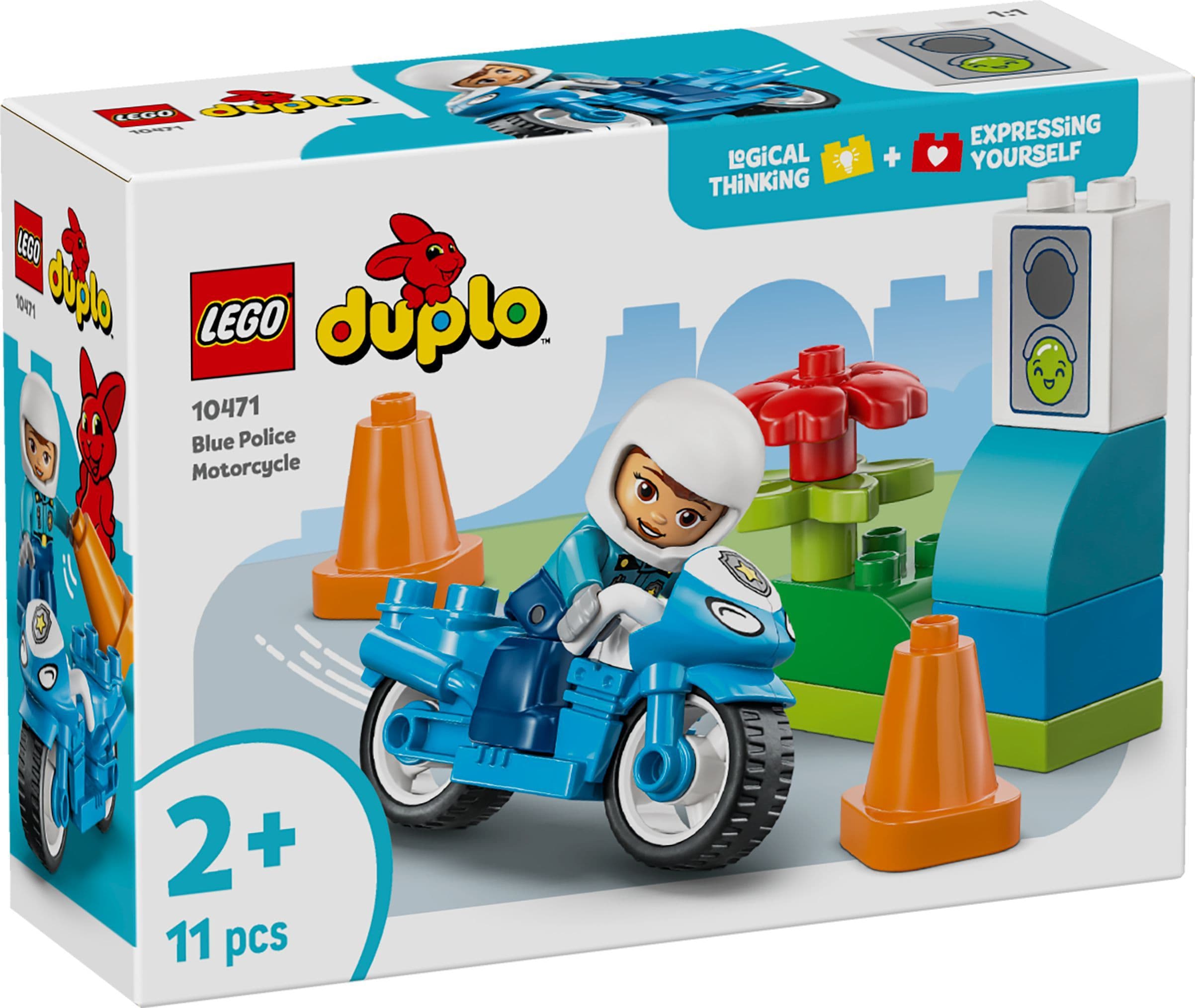 LEGO® DUPLO® 10471 Modrá policejní motorka