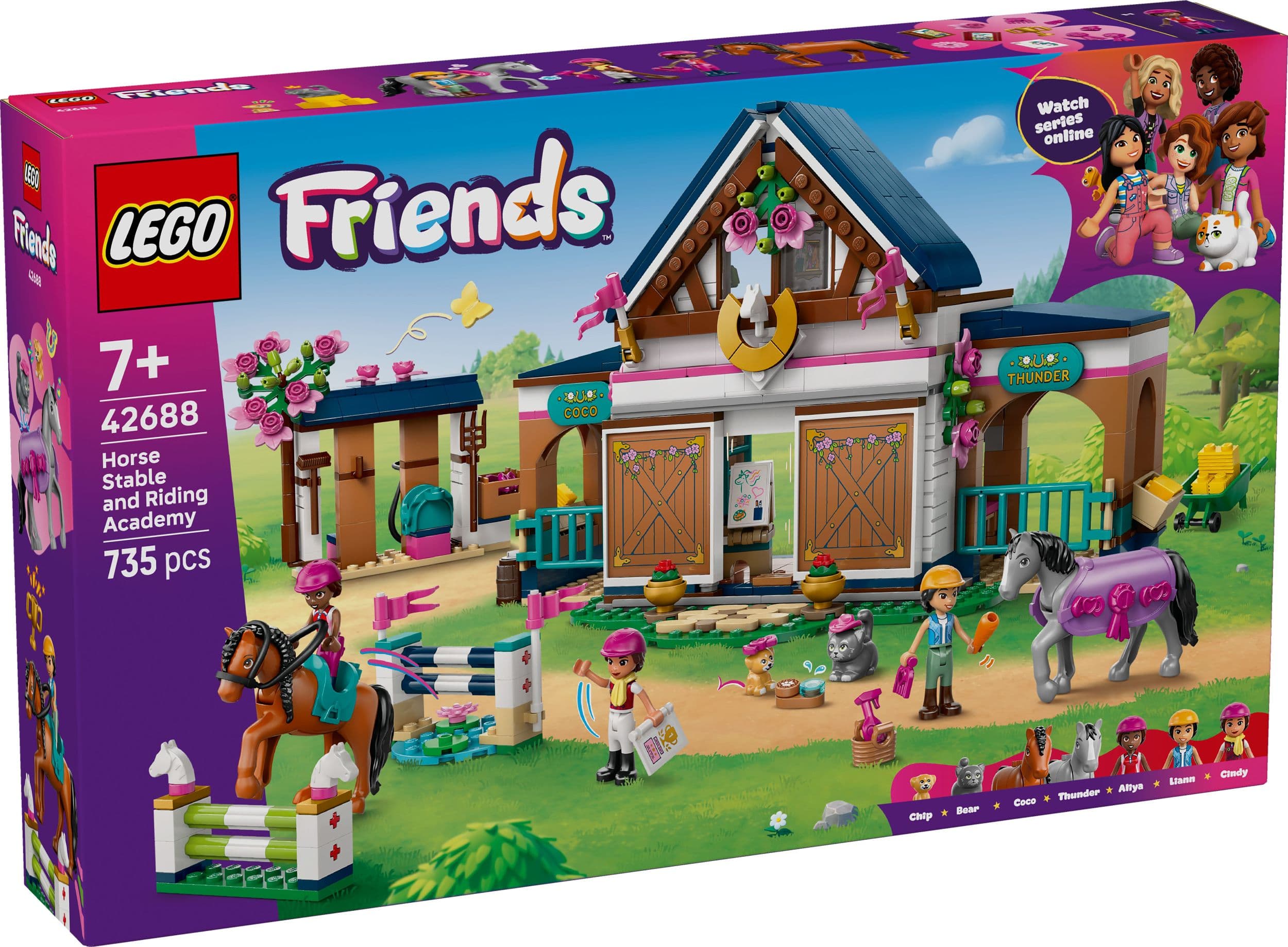 LEGO® Friends 42688 Koňská stáj a jezdecká akademie