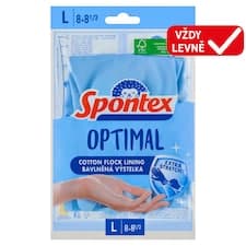Spontex Optimal rukavice L 8-8½ 1 pár