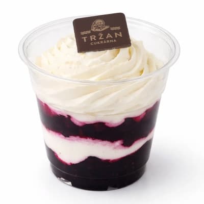 Tržan Mascarpone s borůvkami
