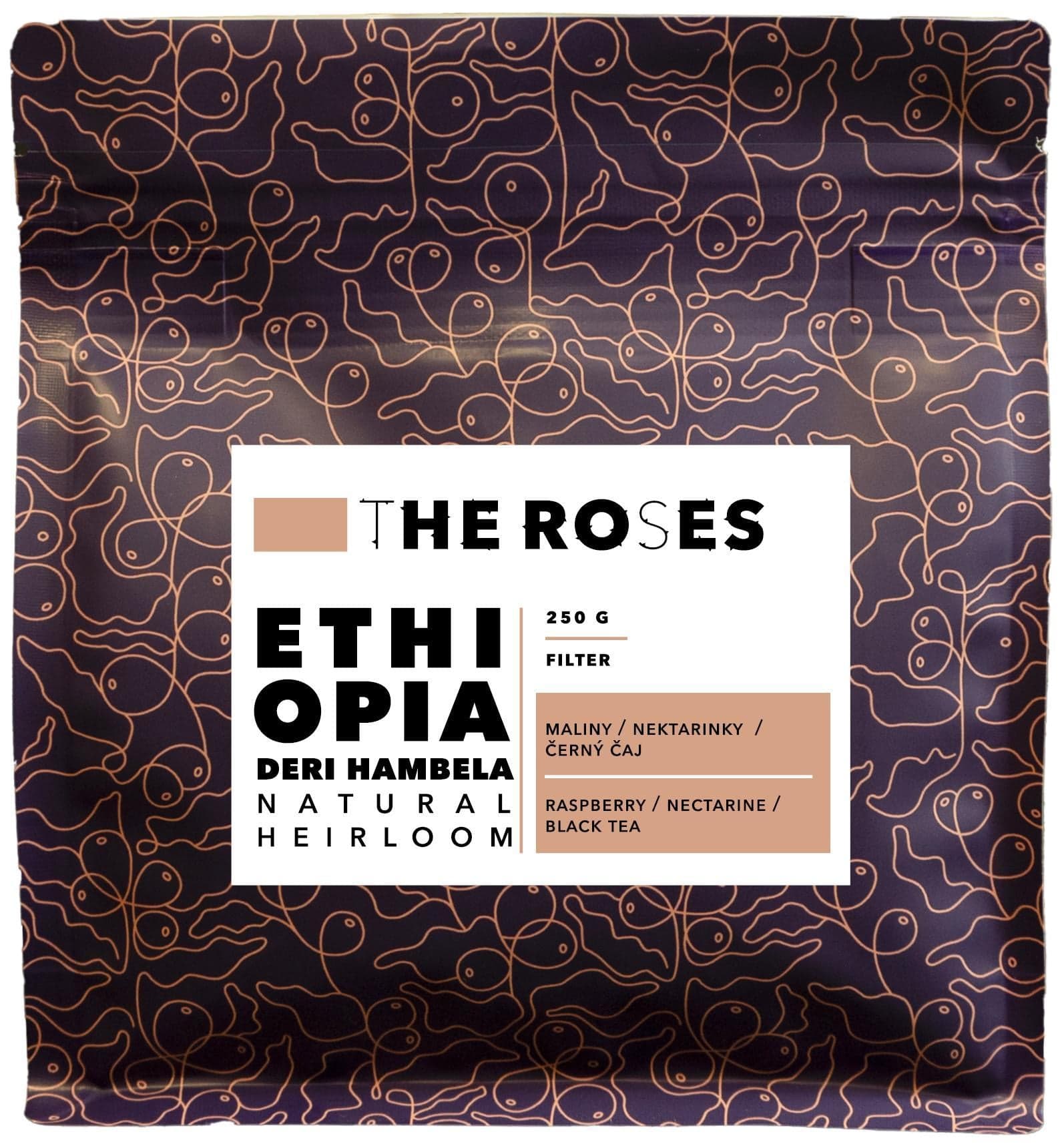 The Roses Etiopie Guji Hambela filtr zrnková káva