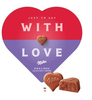 Milka Bonboniéra I Love Milka, lískooříšková náplň 44.0 g