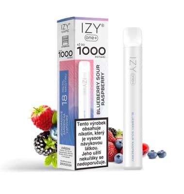 IZY VAPE ONE+ TX BluebSoRas 18 WHI