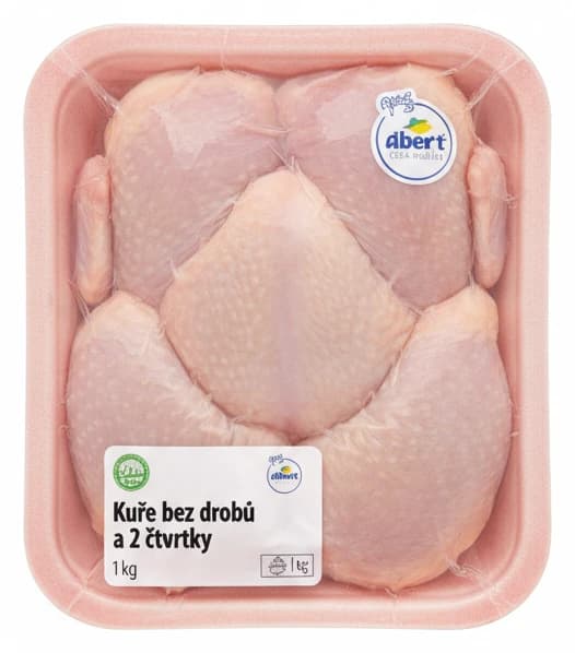 Kuře bez drobů a 2 čtvrtky